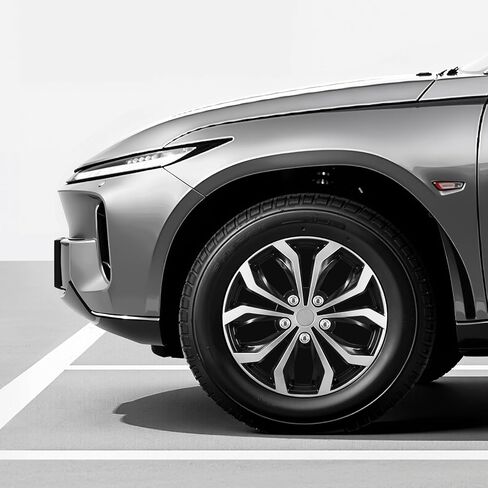 أغطية عجلات VEVOR Hubcaps، مجموعة 15 بوصة مكونة من 4 أغطية إطار عجلة استبدال OEM، أغطية محور السيارة مقاس R15، أغطية إطارات ABS عالمية ذات 10 أذرع لسيارة Hyundai شيفروليه فورد هوندا، فضي/أسود in Kuwait