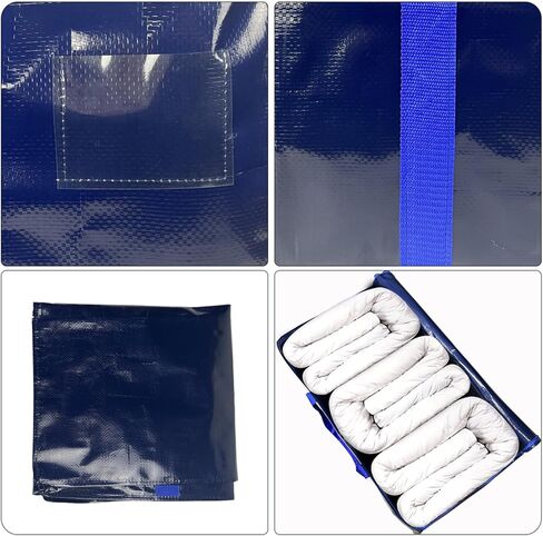 Of 6 Large Capacity Storage Sacks 80L for Easy Transport and Dormitory Organization Permanent in Saudi Arabia