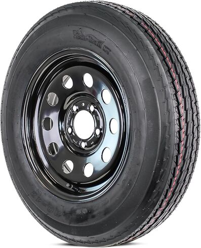 حافة إطار مقطورة eCustomrim 2-Pack 5.30-12 530-12 نطاق تحميل 12 بوصة C 5 عجلة سوداء - ضمان لمدة عامين مع جانب الطريق مجانًا in Kuwait
