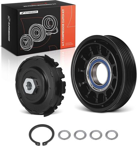A-Premium Air Conditioner AC Compressor Clutch Kit Compatible with Toyota Camry, RAV4, Highlander, Avalon, Grand Highlander & Lexus RX350, RX500h, ES250, NX200t, NX250, NX300, NX300h, TX350, TX500h in Kuwait