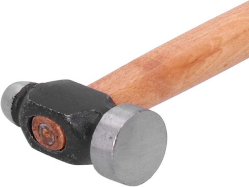 Ball Peen Hammer, Round and Flat Double Head Small Hammer with Wood Handle, for Jewelry Making and Home Repair in Kuwait