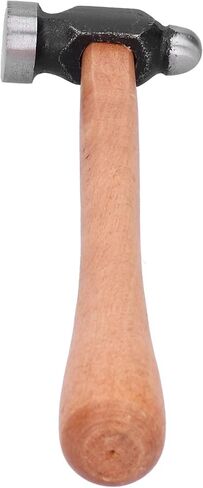 Ball Peen Hammer, Round and Flat Double Head Small Hammer with Wood Handle, for Jewelry Making and Home Repair in Kuwait