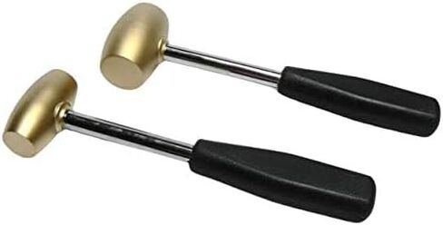 Brass Mallet 1Lb + 2Lb Set of 2 Hammer I Stamping Texturing Forming Hammer Jewelry Silversmiths Metalsmiths Craft Making Tool I Made In India in Kuwait