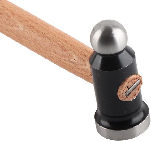 Ball Peen Hammer, Professional Grade Double Head Jewelry Making Tool with Ergonomic Wooden Handle for Precision Metalwork and General Repairs 10in Length in Kuwait