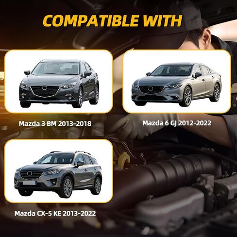 مضخة فراغ الفرامل متوافقة مع 2012-2022 Mazda 6 GJ، لمازدا 3 BM 2013-2018، لمازدا CX-5 KE 2013-2022، استبدل SH15-18G00 SH01-18G00 SH1518G00A in Kuwait