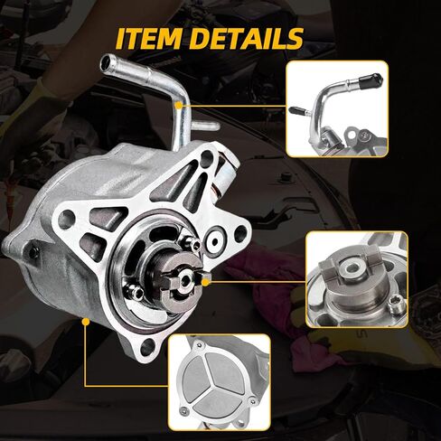 مضخة فراغ الفرامل متوافقة مع 2012-2022 Mazda 6 GJ، لمازدا 3 BM 2013-2018، لمازدا CX-5 KE 2013-2022، استبدل SH15-18G00 SH01-18G00 SH1518G00A in Kuwait