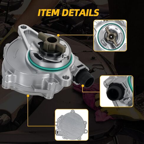 Brake Vacuum Pump Compatible with Volvo S60 S80 XC60 XC70 XC90,For Land Rover LR2 2008-2012, Replaces 6G9N2A451AF LR009388 LR002573 31219778 in Kuwait