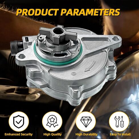 Brake Vacuum Pump Compatible with Volvo S60 S80 XC60 XC70 XC90,For Land Rover LR2 2008-2012, Replaces 6G9N2A451AF LR009388 LR002573 31219778 in Kuwait