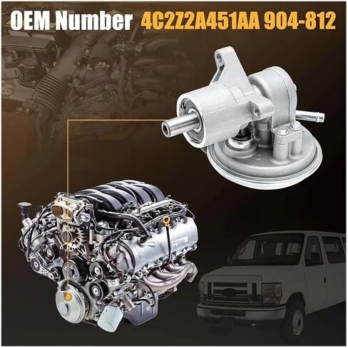 مضخة تفريغ الفرامل 904-812 متوافقة مع محرك Ford E350 E450 Super Duty Club Wagon 2004-2010 6.0L 4C2Z2A451AA in Kuwait
