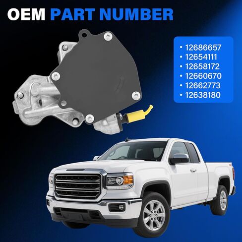 مضخة تفريغ 12686657 متوافقة مع Chevy Impala 2014-2019، Malibu 2013-2015، Blazer Colorado Traverse Camaro 2019-2020، GMC Canyon Acadia، Cadillac CT6 ATS، Buick Regal Lacrosse Envision (2.0L/2.5L) in Kuwait