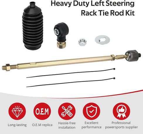 JAVIK طقم قضيب ربط رف التوجيه الأيسر لـ Polaris RZR Ranger 400 500 570 700 800 900 1000 2008-2021 Breeze Brutus EM1400 in Kuwait