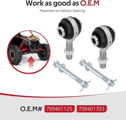 JAVIK Tie Rod End Kit For Can-Am Maverick X3 Turbo Max 1000 1000R 2013-2024 O.E.M# 709401125 709401703 in Kuwait