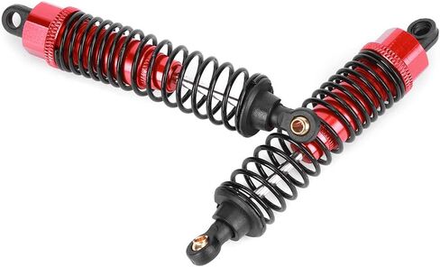 2pcs 1/10 Metal Shock Struts Damper, High Performance Wear Resistant Rust Proof, with Easy Installation, for HSP JLB EM DHK HPI RC Car (100MM) in Kuwait