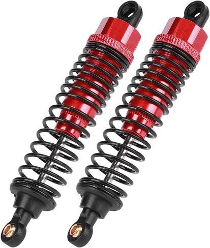 2pcs 1/10 Metal Shock Struts Damper, High Performance Wear Resistant Rust Proof, with Easy Installation, for HSP JLB EM DHK HPI RC Car (100MM) in Kuwait