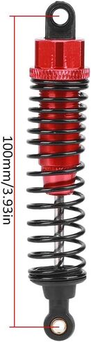 2pcs 1/10 Metal Shock Struts Damper, High Performance Wear Resistant Rust Proof, with Easy Installation, for HSP JLB EM DHK HPI RC Car (100MM) in Kuwait