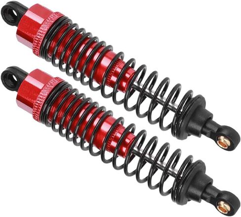 2pcs 1/10 Metal Shock Struts Damper, High Performance Wear Resistant Rust Proof, with Easy Installation, for HSP JLB EM DHK HPI RC Car (85MM) in Kuwait