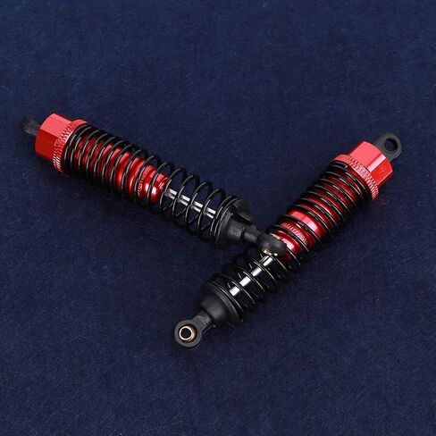 2pcs 1/10 Metal Shock Struts Damper, High Performance Wear Resistant Rust Proof, with Easy Installation, for HSP JLB EM DHK HPI RC Car (85MM) in Kuwait