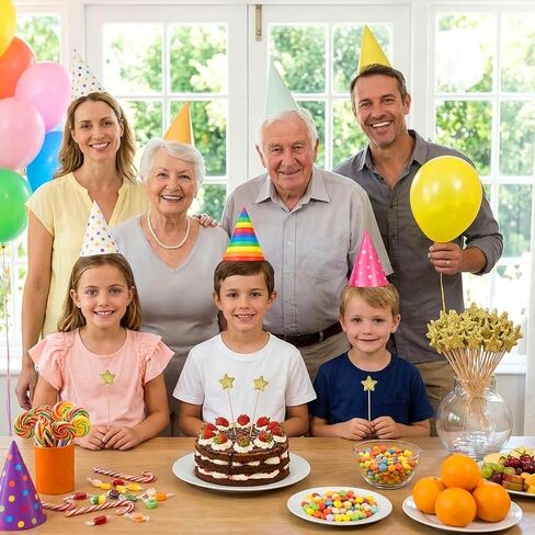 Mezchi 60 قطعة من اعواد الزهور الذهبية اللامعة، نجمة إسفنجية لامعة مقاس 8.5 بوصة مع جذع خشبي، أعواد مزهرية لقطع الطاولة المركزية، ديكورات نجوم حرفية لاستحمام الطفل، وأعياد الميلاد، والزفاف، وعيد الميلاد in Kuwait