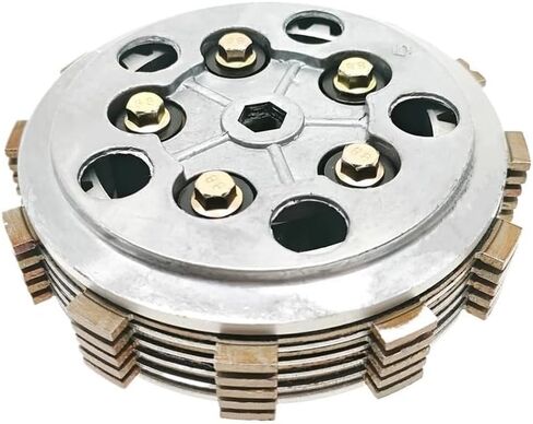 Clutch Plate Assy Compatible with DR 125 GS125 GN125 EN125 HJ125K A with Friction Pressure Plate in Kuwait