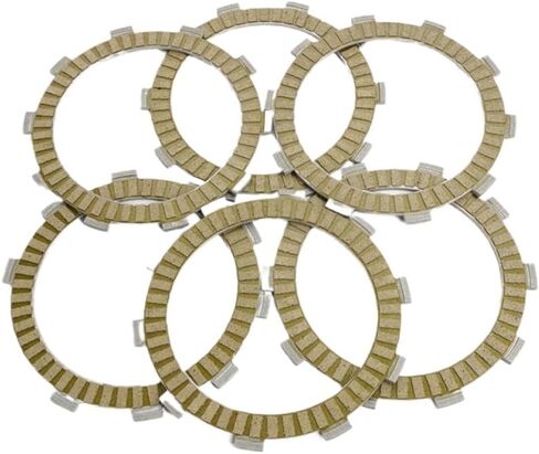 6PC Friction Clutch Plates Compatible With CR125R MTX200RW NX250 1 TRX250X XR250L XR250R TRX300EX TRX300X ATC350X XR350R in Kuwait