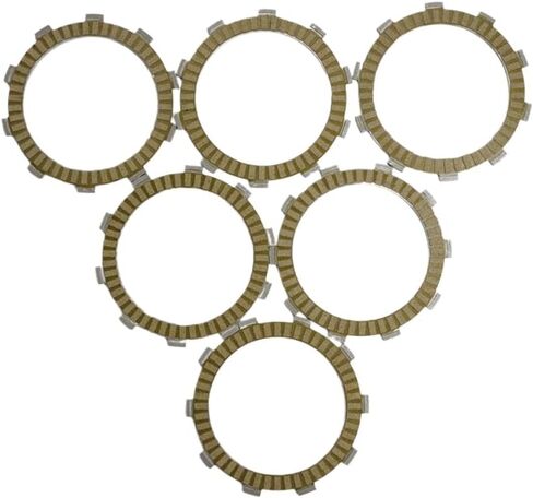 6PC Friction Clutch Plates Compatible With CR125R MTX200RW NX250 1 TRX250X XR250L XR250R TRX300EX TRX300X ATC350X XR350R in Kuwait