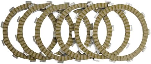 6PC Friction Clutch Plates Compatible With CR125R MTX200RW NX250 1 TRX250X XR250L XR250R TRX300EX TRX300X ATC350X XR350R in Kuwait