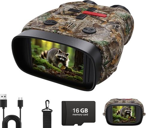 Night Vision Goggles for Kids Gifts with 32GB Card,Birthday Ideas Present 5X Zoom Kids Camera Night Vision Binoculars in Saudi Arabia