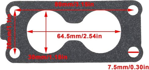 2pcs Lawn Mower Carburetor Mount Gasket 11060-7024 Compatible with Kawasaki FH601V FS641V FS680V FH721V in Kuwait