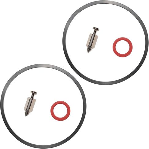 2 Set Carburetor Gasket Kit with Needle Float Valve Compatible with Briggs & Stratton Replaces 497535 281165S 231855 69225 in Kuwait