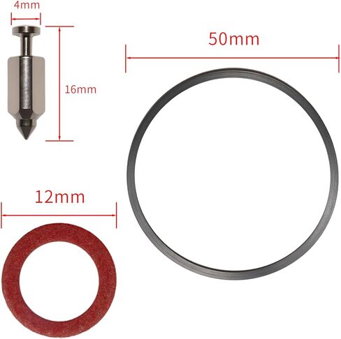 2 Set Carburetor Gasket Kit with Needle Float Valve Compatible with Briggs & Stratton Replaces 497535 281165S 231855 69225 in Kuwait