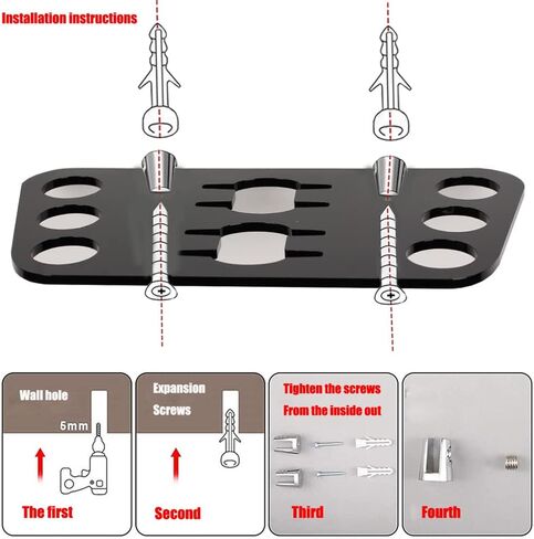 Ping Pong Paddle Storage Rack Table Tennis Racket Display Wall Mounted Holder ，​for Storage Balls and Paddles，Balls Storage in Bar Room, Game Room, Garage, Home in Saudi Arabia