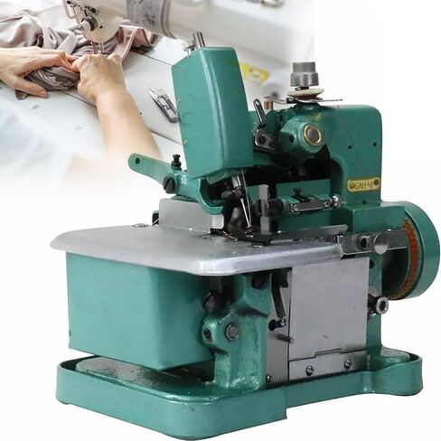 Adjustable Stitch Length 250W Serger & Overlock Machine with 3 Stitch Capability - 3000 Stitches Per Minute Overlock Sewing Machine for Hemming Sewing in Kuwait