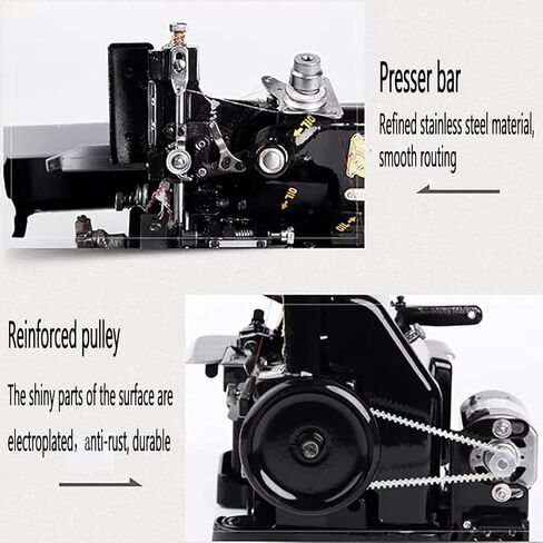 Overlock Machine, 250W Sergers and Overlock Machines, Adjustable Stitch Length, 3000 Stitches Per Minute, with 3 Stitch Capability in Kuwait