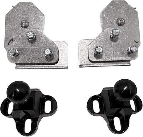 Chupacabra Offroad Cuero UTE UTV Mirrors (2) Compatabile With Polaris Xpedition Doors in Kuwait