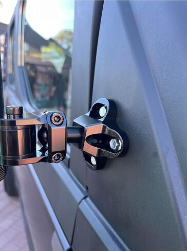 Chupacabra Offroad Cuero UTE UTV Mirrors (2) Compatabile With Polaris Xpedition Doors in Kuwait
