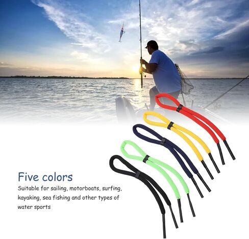 Floating Sunglass Strap, 5 Colors Floating Sport Glasses Strap with Foam Design, Ideal for Sailing, Motorboats, Surfing, Kayaking & Water Sports in Kuwait