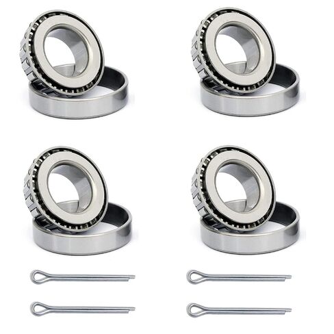 Trailer Wheel hub Kit LM67048/LM67010 Taper Roller Bearing with Cotter Pin (4 Set) in Kuwait