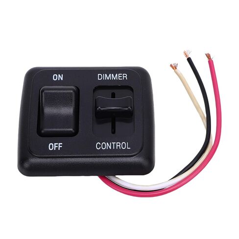 DC 12V RV Light Switch with Dimmer Control, 60W LED Halogen Incandescent Lamp Toggle Switch for RV Truck Marine Strip Lighting in Kuwait