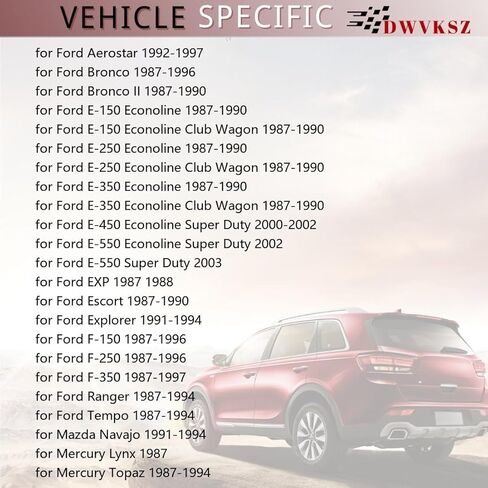 موصل مفتاح خافت للوحة الأدوات لسيارة Ford E-250 Econoline Club Wagon 7.3L 1988 1989 1990، لـ E-350 Econoline Club Wagon 7.3L 1988 1989 1990 يستبدل # 350262، 3U2Z14S411KTA، عبوة واحدة in Kuwait