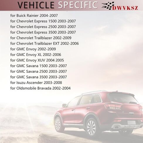 موصل مفتاح باهتة لوحة العدادات لـ GMC Envoy 4.2L 2002 2003 2004 2005 2006 2007 2008 2009، لسيارة شيفروليه إكسبريس 1500 4.3L 2003 2004 2005 2006 2007 يستبدل #15306416، PT5946، 1 حزمة in Kuwait