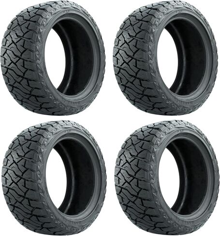 GTW Maverick 23 inch All Terrain Golf Cart Tire | 23x10-R14 | Steel Belted Radial Construction | 4-Ply | Lift Kit Required | Universal Fitment for 14 Inch Wheels | Set of 4 in Kuwait