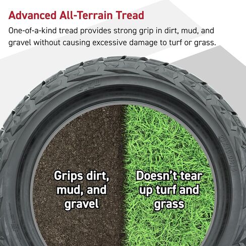 GTW Maverick 23 inch All Terrain Golf Cart Tire | 23x10-R14 | Steel Belted Radial Construction | 4-Ply | Lift Kit Required | Universal Fitment for 14 Inch Wheels | Set of 4 in Kuwait