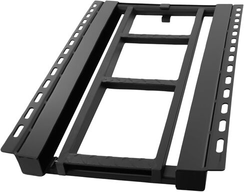 3-Rung Retractable Truck Bed Ladder - Heavy Duty Steel Truck Bed Step for Flatbeds, Dump Trucks & Trailers - Black Powder Coated, 32.5-Inch Extension, Bolt/Weld-On in Kuwait