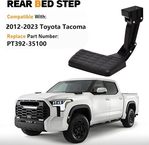 PT392-35100 سرير شاحنة قابل للسحب مناسب لـ 2012-2023 Toyota Tacoma المصد الخلفي للباب الخلفي خطوة سرير من الألومنيوم عالي التحمل استبدال PT392-35100 in Kuwait