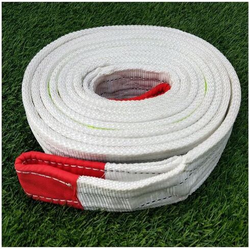 Towing Rope,Winch Rope,Recovery Tow Strheavy Duty Tow Strap Recovery Strap Kit/White/-White-15T 7M in Kuwait
