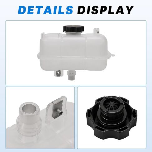 68283565AA Engine Coolant Overflow Recovery Reservoir Tank Radiator Expansion Bottle,Compitable with 2020-2025 JT Gladiator, 2018-2024 Jeep JL Wrangler 3.0L 3.6L, Replace 68283565AB, with Cap in Kuwait