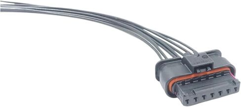 automotive wire connectors 1/5/10 Pcs 7 Pin 6189-7732 Automotive Cable Harness Socket 5QF973707A Car maintenance(Female with wire,5pcs) in Kuwait
