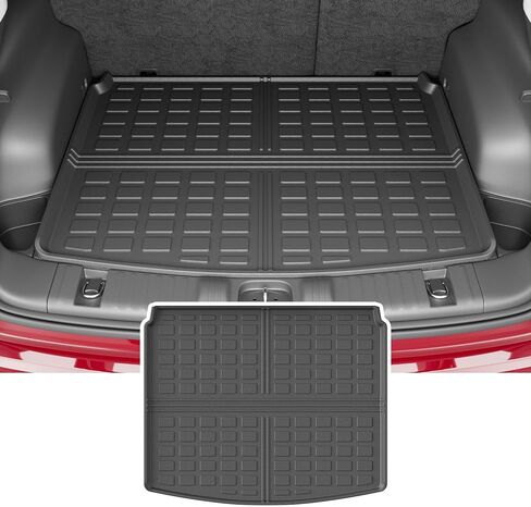 powoq Cargo Mat Compatible with 2017-2025 Jeep Compass TPE Rear Trunk Mat Cargo Liners Replacement for 2017 2018 2019 2020 2021 2022 2023 2024 2025 Jeep Compass Accessorie (Rear Trunk Mat) in Kuwait
