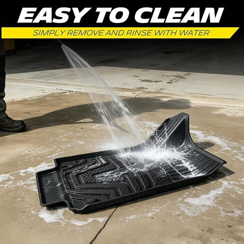 Michelin Floor Mats for 2019-2026 Silverado/Sierra 1500 & 2020-2026 2500/3500, Elite Series Crew Cab Bucket Seat Carpet Floor with Rear Under-Seat Storage (Not Fit 2nd Row Plastic Storage) in Kuwait