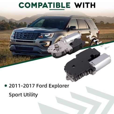 BB5Z15790A 2 PCS Sunroof Moon Roof Motor Compatible with 2011-2017 Ford Explorer Sport Utility Replace BB5Z15790D in Kuwait